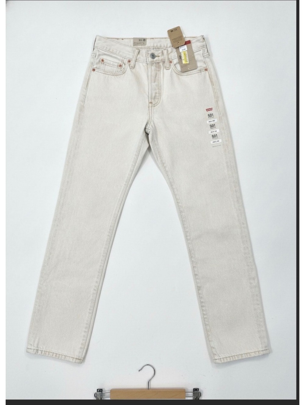 Levi's 501 Original Fit White Jeans Size 31